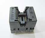 Enplas OTS-8(16)-1.27-03 open top SOP test socket.