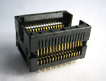 Enplas OTS-32-1.27-14 open top, 32 pin TSOP type 2  test socket.