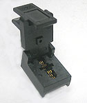 Loranger 03717-091-8218B clamshell, closed top, 8 pin DFN test socket.