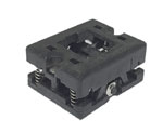 Smiths Interconnect - Plastronics  08LQ65S23030 open top 3.0 x 3.0mm (0.1181 inches) QFN test socket.