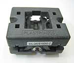 Plastronics 32LQ50S15050 open top, 32 pin QFN Package test socket.