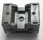 Boyd 652-0162211-001 open top, 16 pin SOP test socket.
