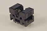 Boyd 652B0082211 open top, 8 pin SOP test socket.