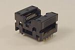 Boyd 652B0162211-001 open top, 16 pin SOP test socket.