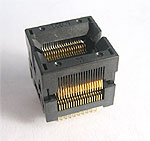 Sensata 656J0382212 open top, 38 pin TSOP package test socket.