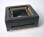Yamaichi IC120-0844-303 open top 84 pin PLCC test socket.