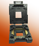 Yamaichi IC51-0844-401 closed top 84 pin PLCC test socket.