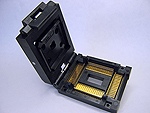 Yamaichi IC51-1284-976-1 Closed top, 128 Pin TQFP Package test socket