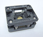 Enplas OQN-48BT-065-01, 48 Pad Open top, QFN type package test socket with center contact heat sink connection