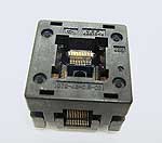 Enplas OTQ-48-0.5-03 open top, QFP, 48 pin, test socket.