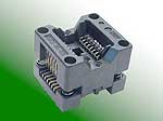 Enplas OTS-16-1.27-01 open top, 16 pin TSOP test socket.
