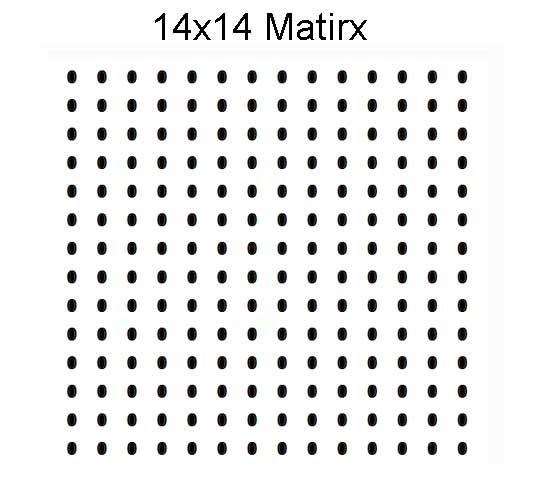 8x9 BGA matrix