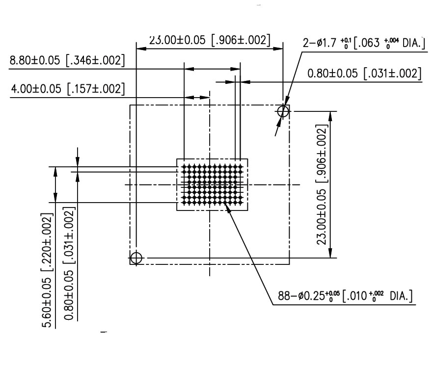 12x8 BGA matrix
